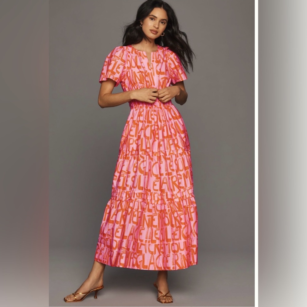 NWT Anthropologie Somerset maxi dress XL